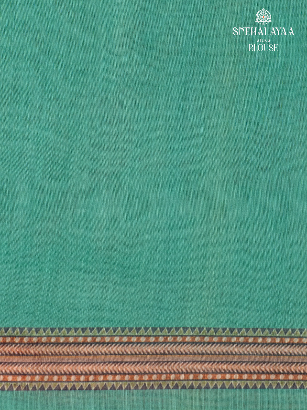 Teal Green Linen Saree