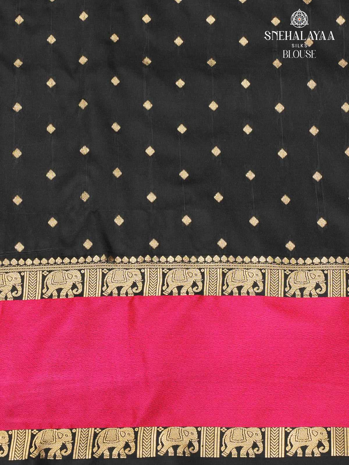 Black Banaras Paithani Saree
