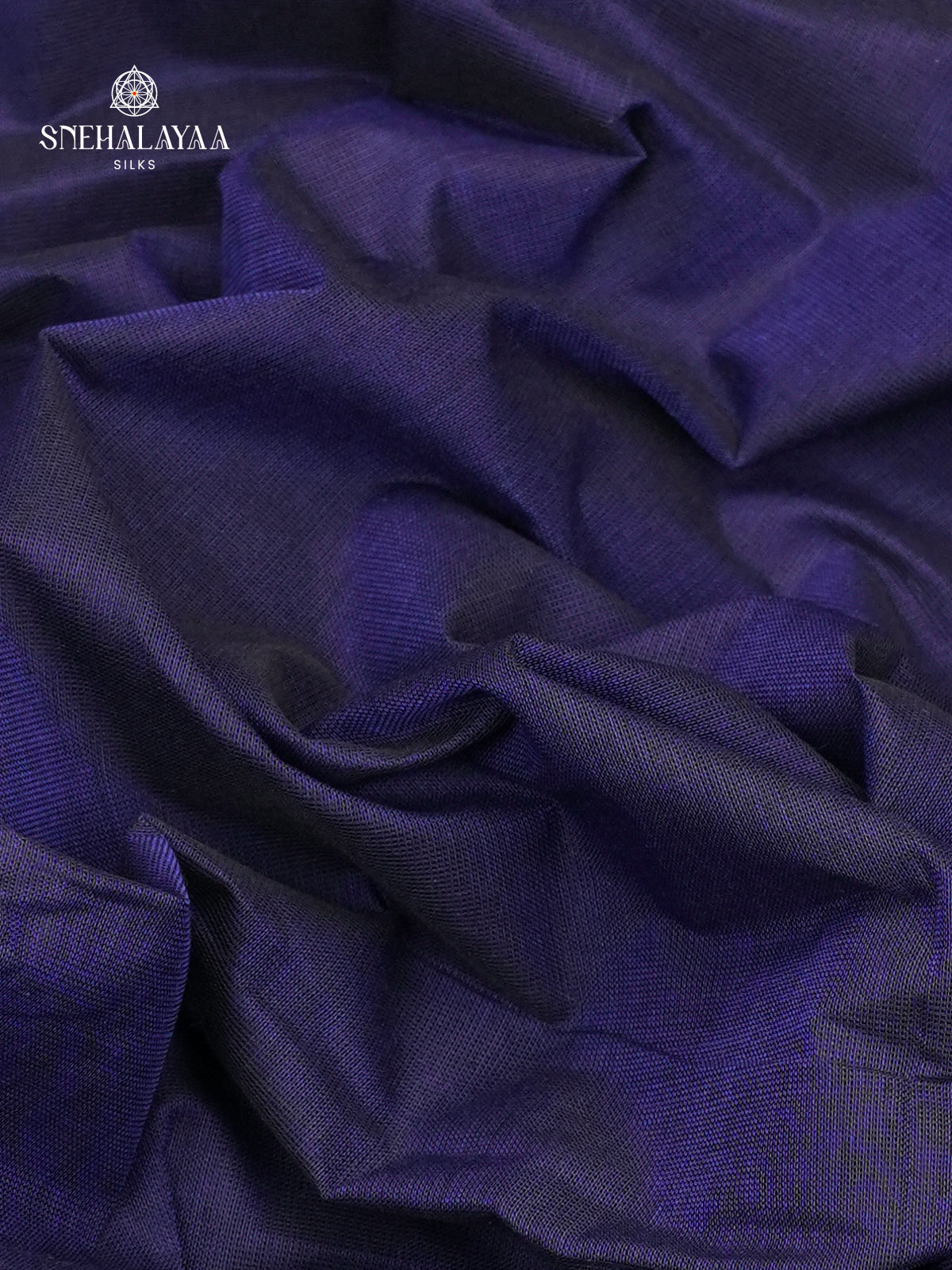 Navy Blue Chettinad Cotton Saree