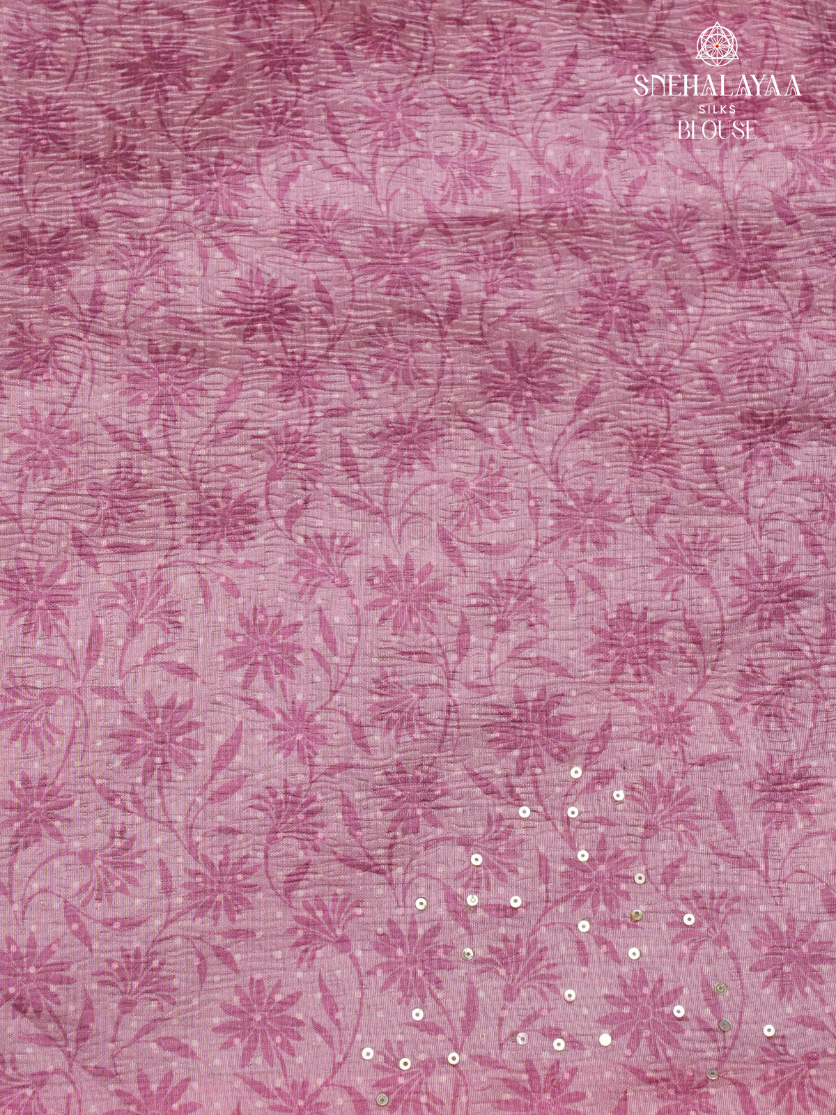 Lotus Pink Crush Embroidery Saree
