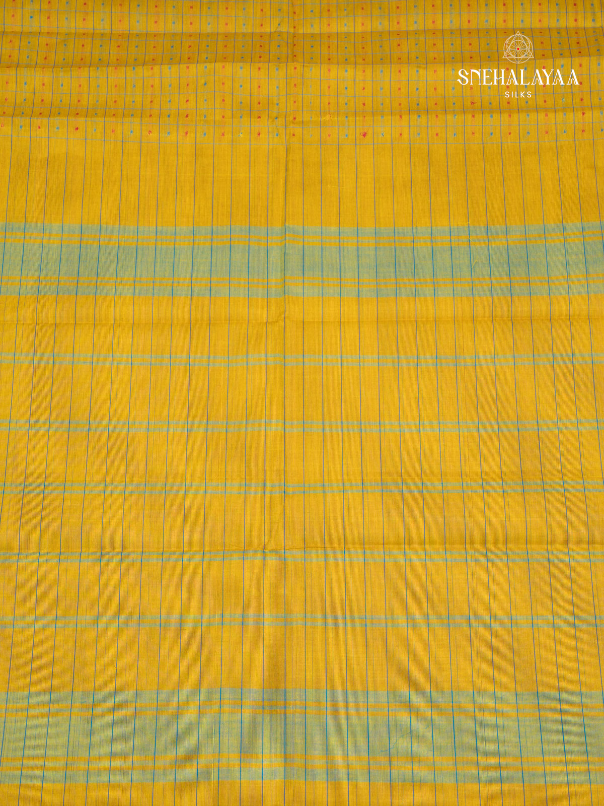 Yellow Chettinad Cotton Saree