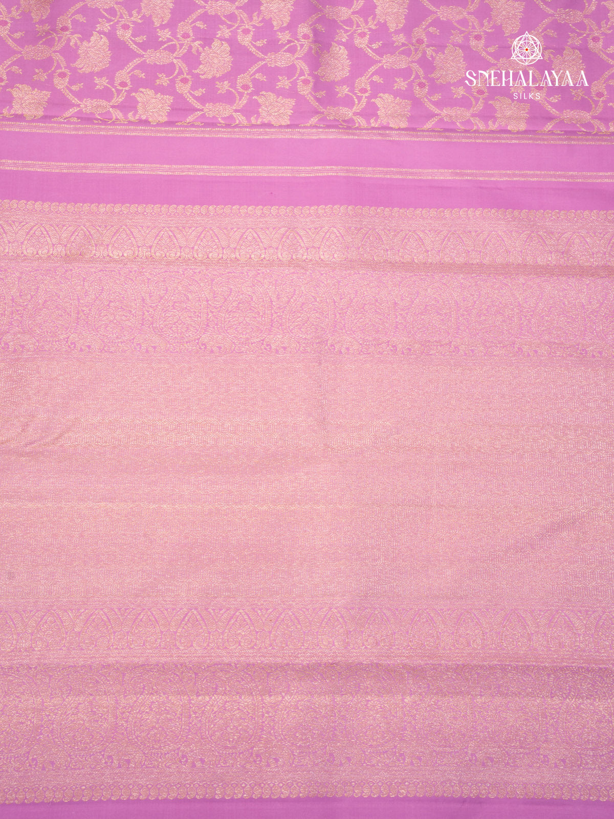 Lavender Kanjivaram Silk Saree