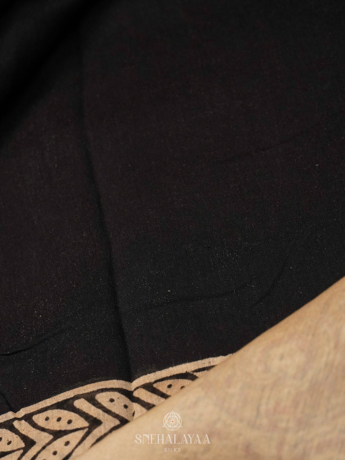 Beige Chanderi Saree