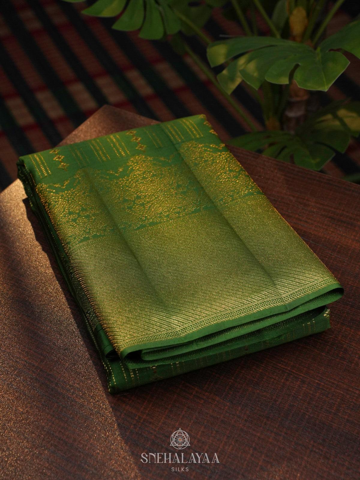 Green Kanjivaram Silk Saree