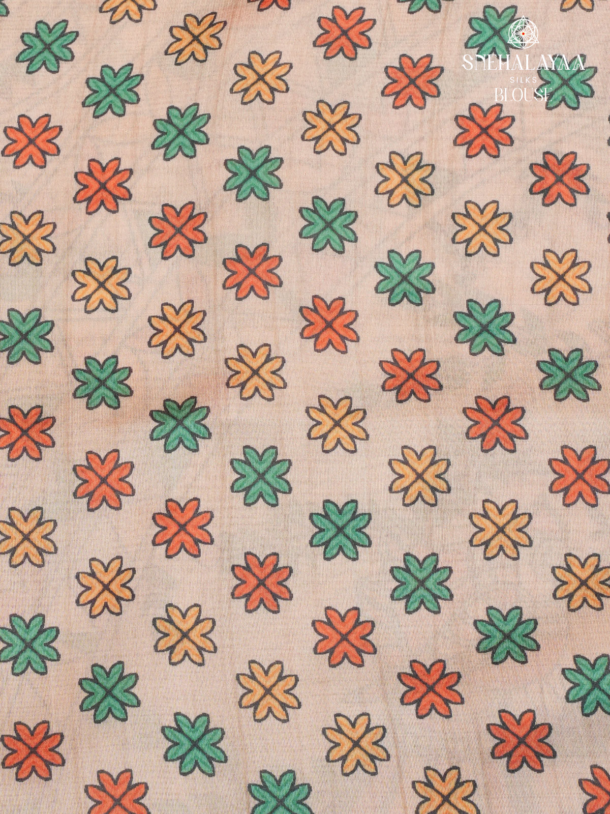 Lavender Madhubani Printed Saree