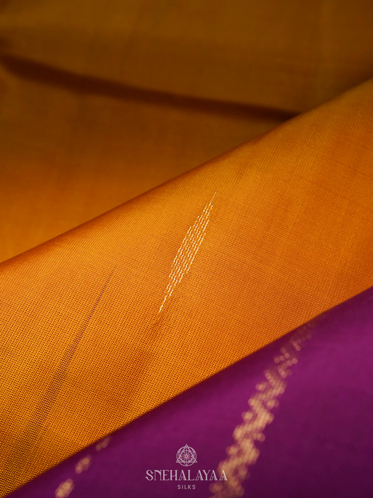 Mango Yellow Kanjivaram Silk Saree