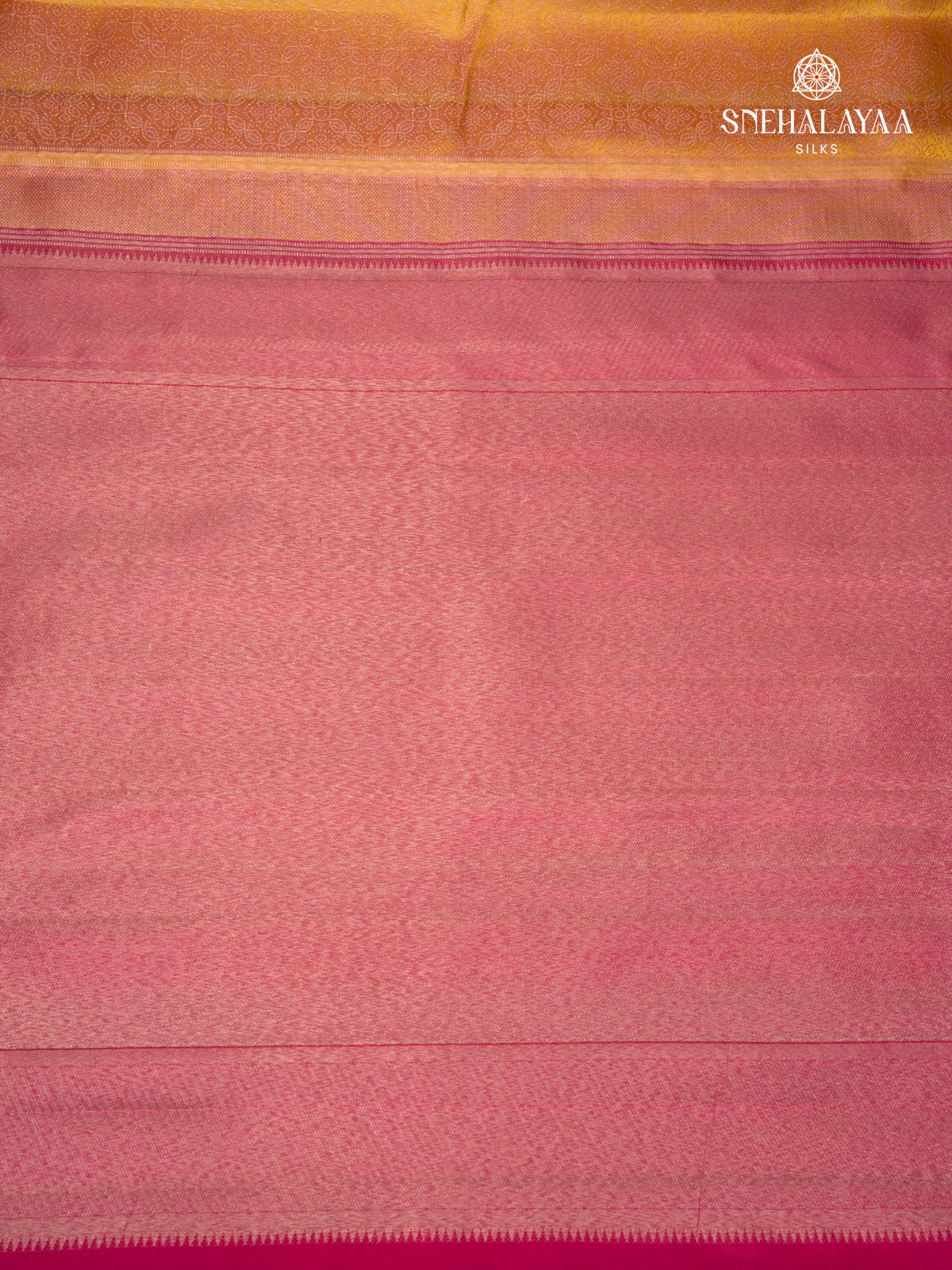 Yellow Kanjivaram Silk Saree