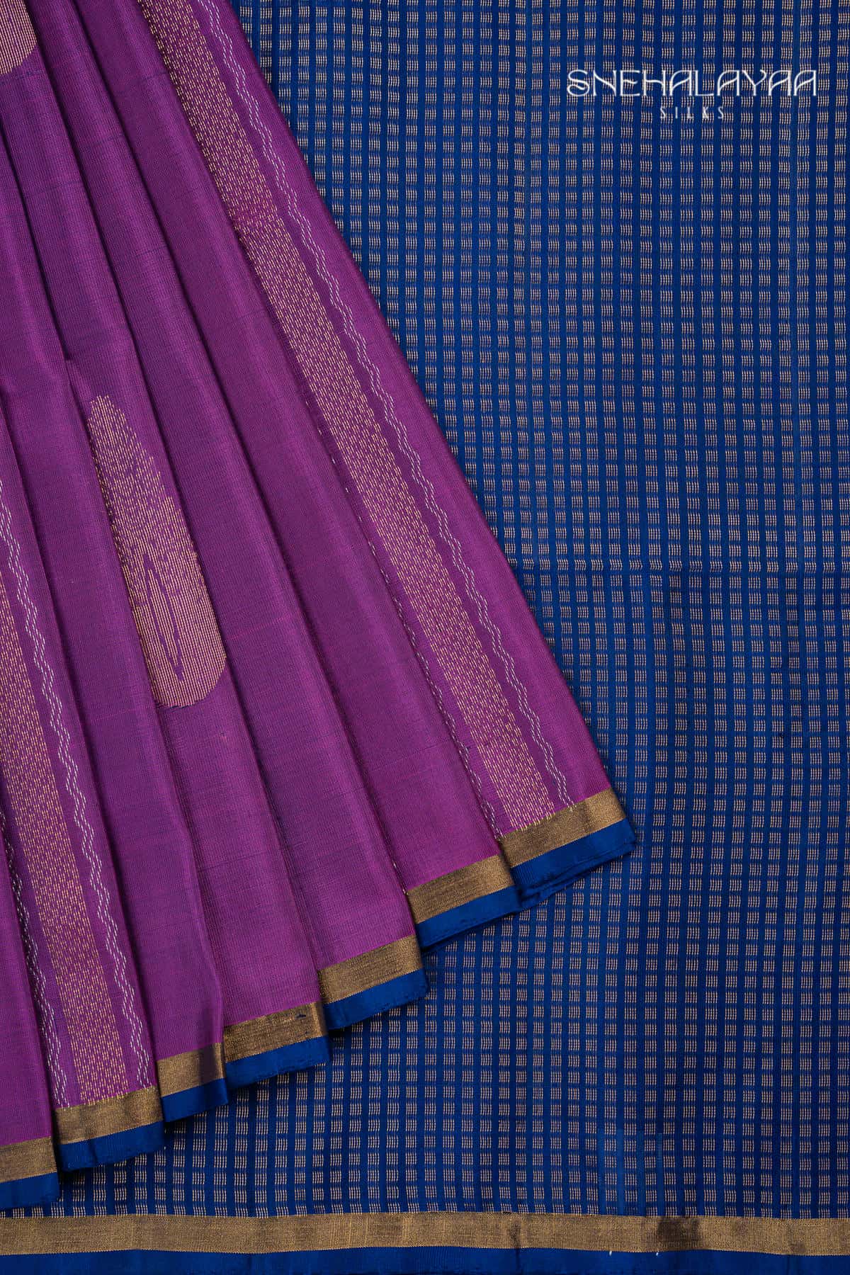 Purple Soft Silk Saree