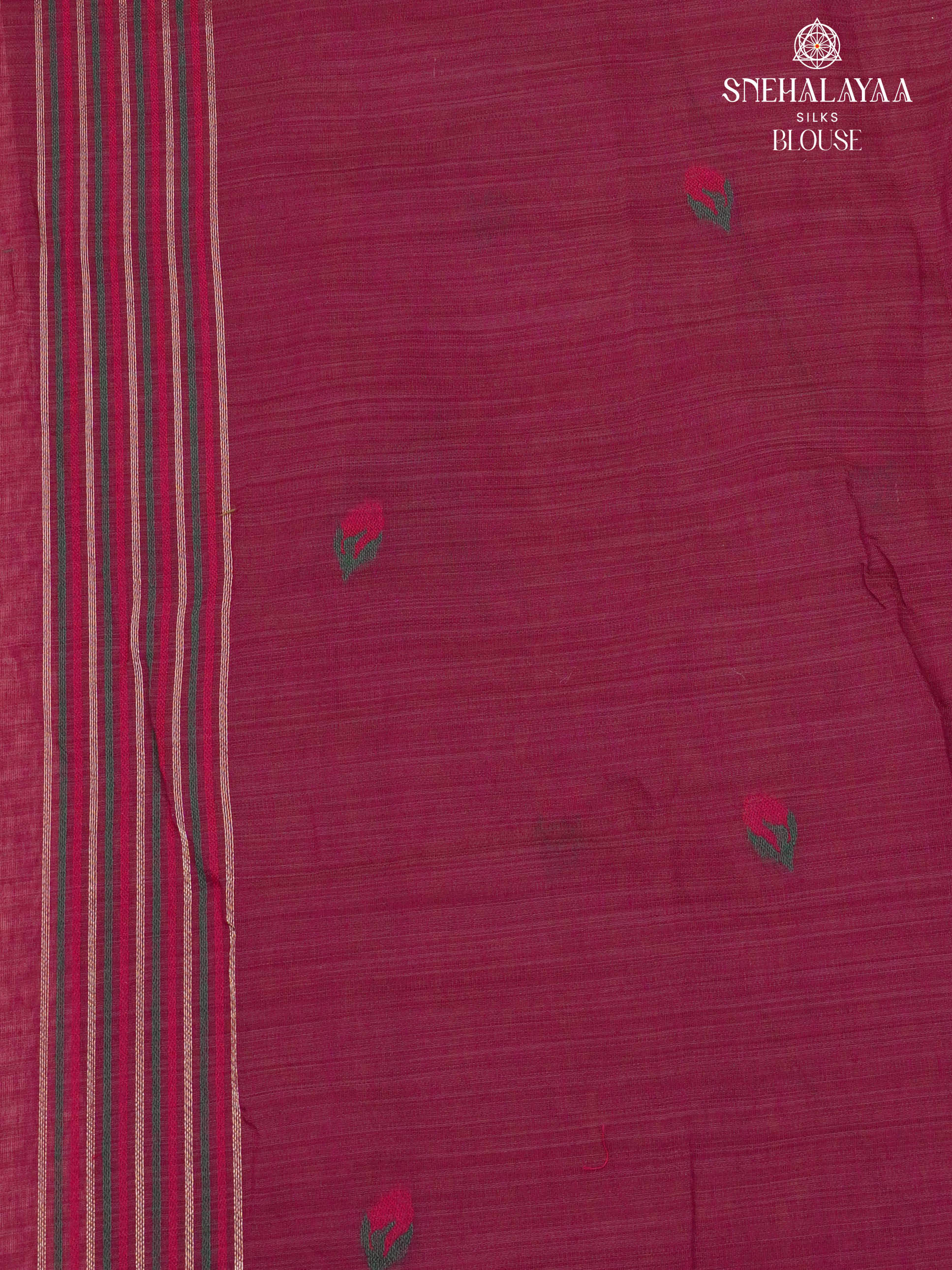 Pink Munga Cotton Saree