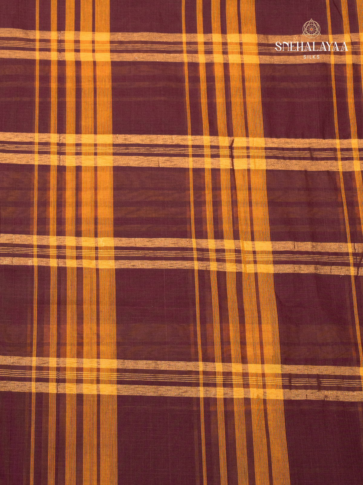 Maroon Kanchi cotton Saree