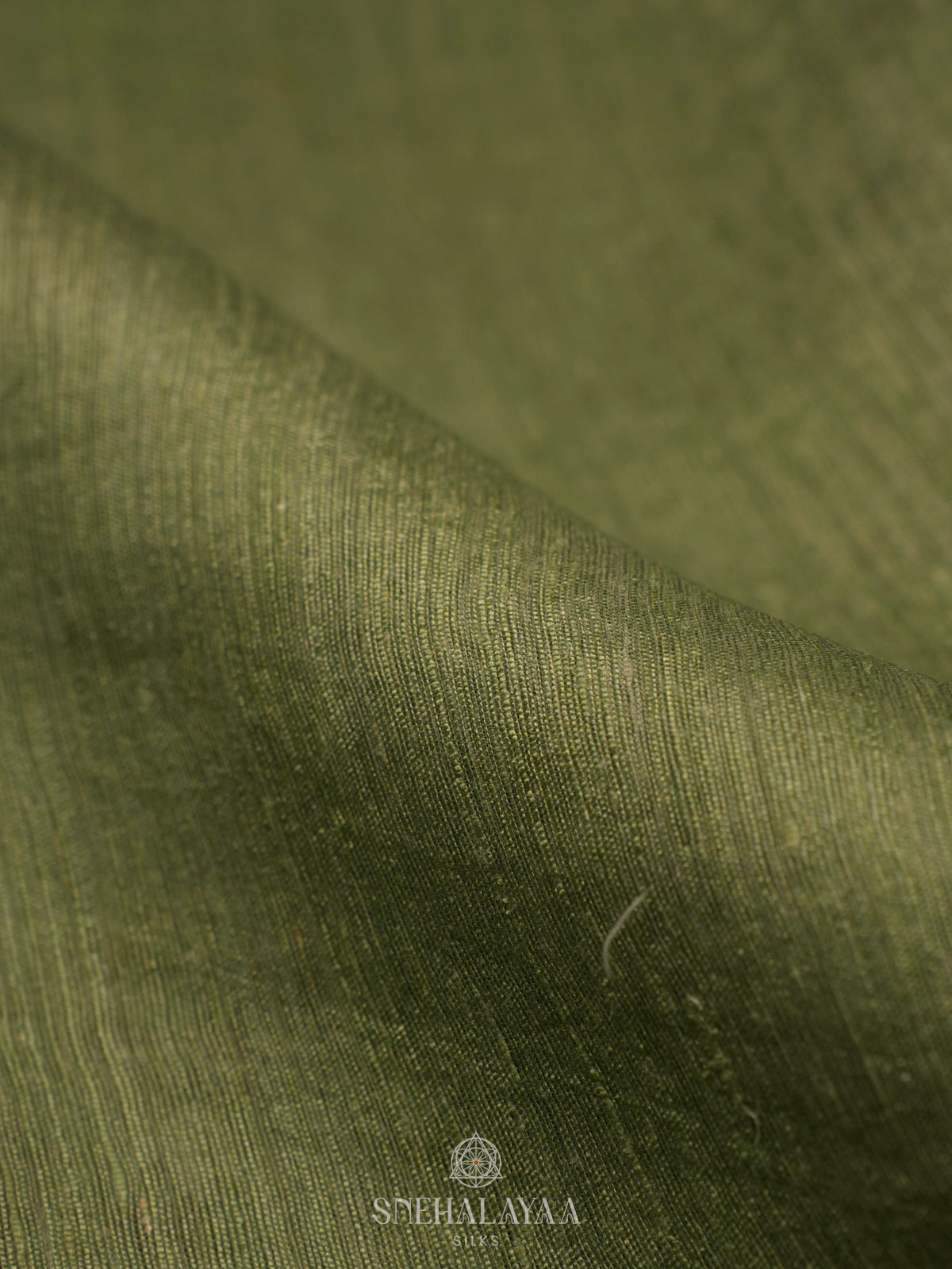 Olive Green Matka Jute Saree
