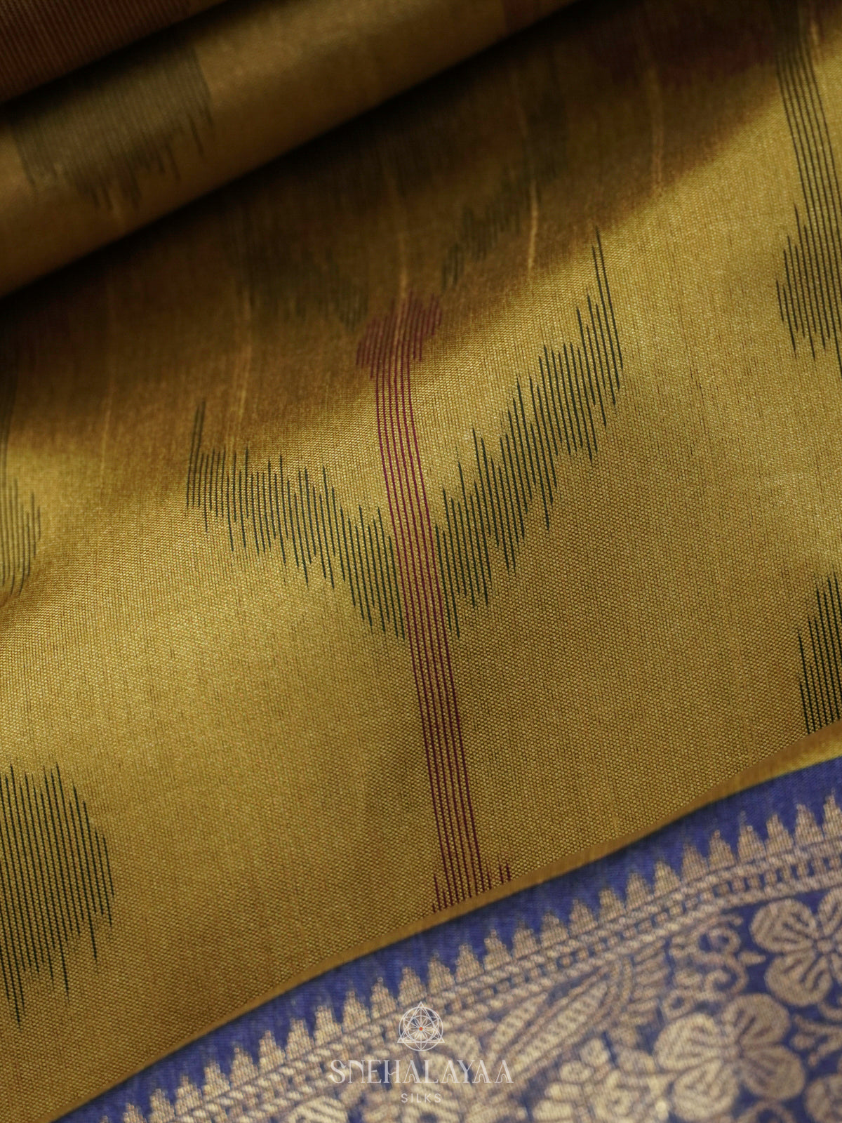 Lime Green Jute Saree