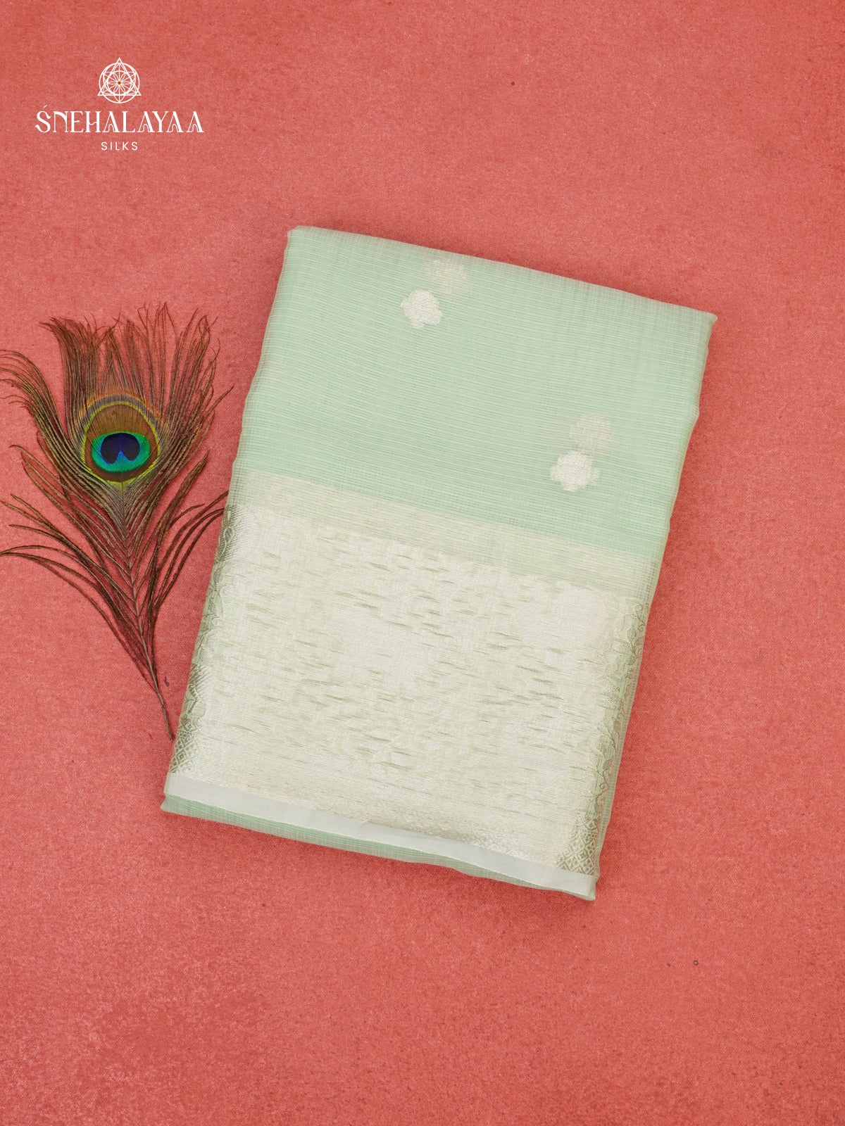 Pastel Green Kota Saree