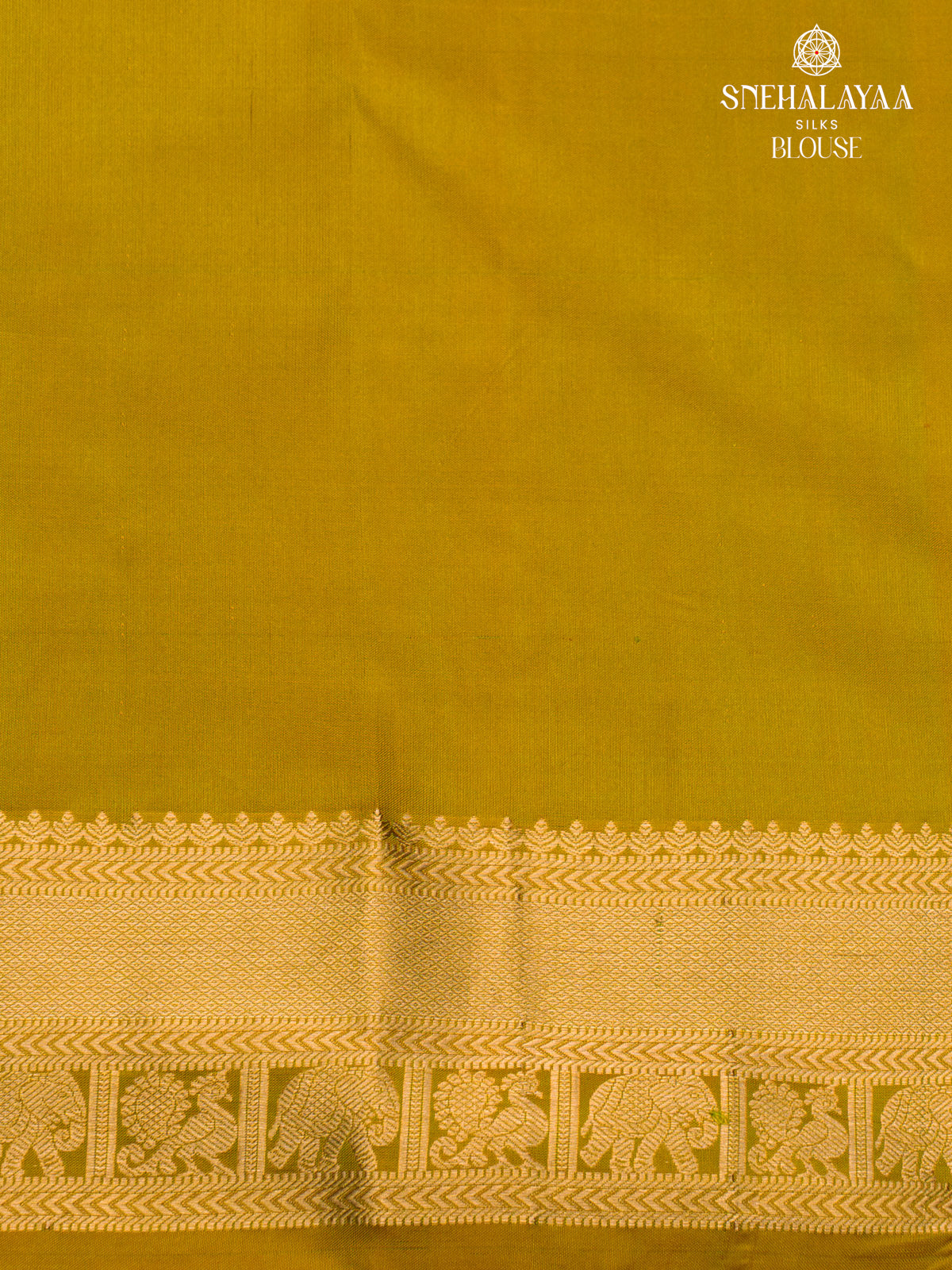 Mustard Yellow Kanjivaram Silk Saree