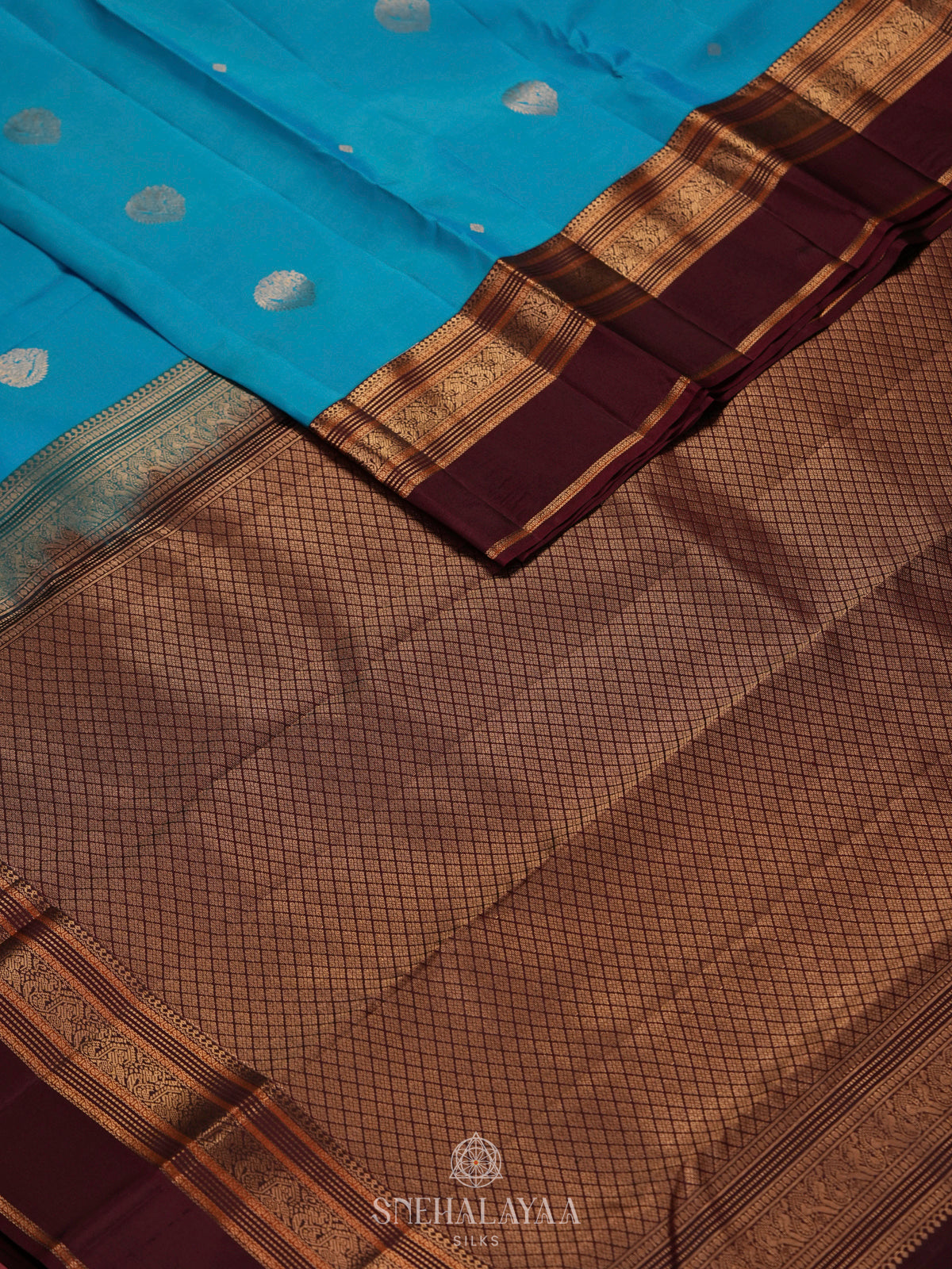 Blue Kanjivaram Silk Saree