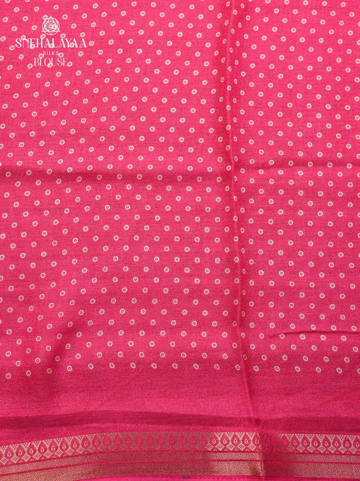 Pink Chiffon Saree