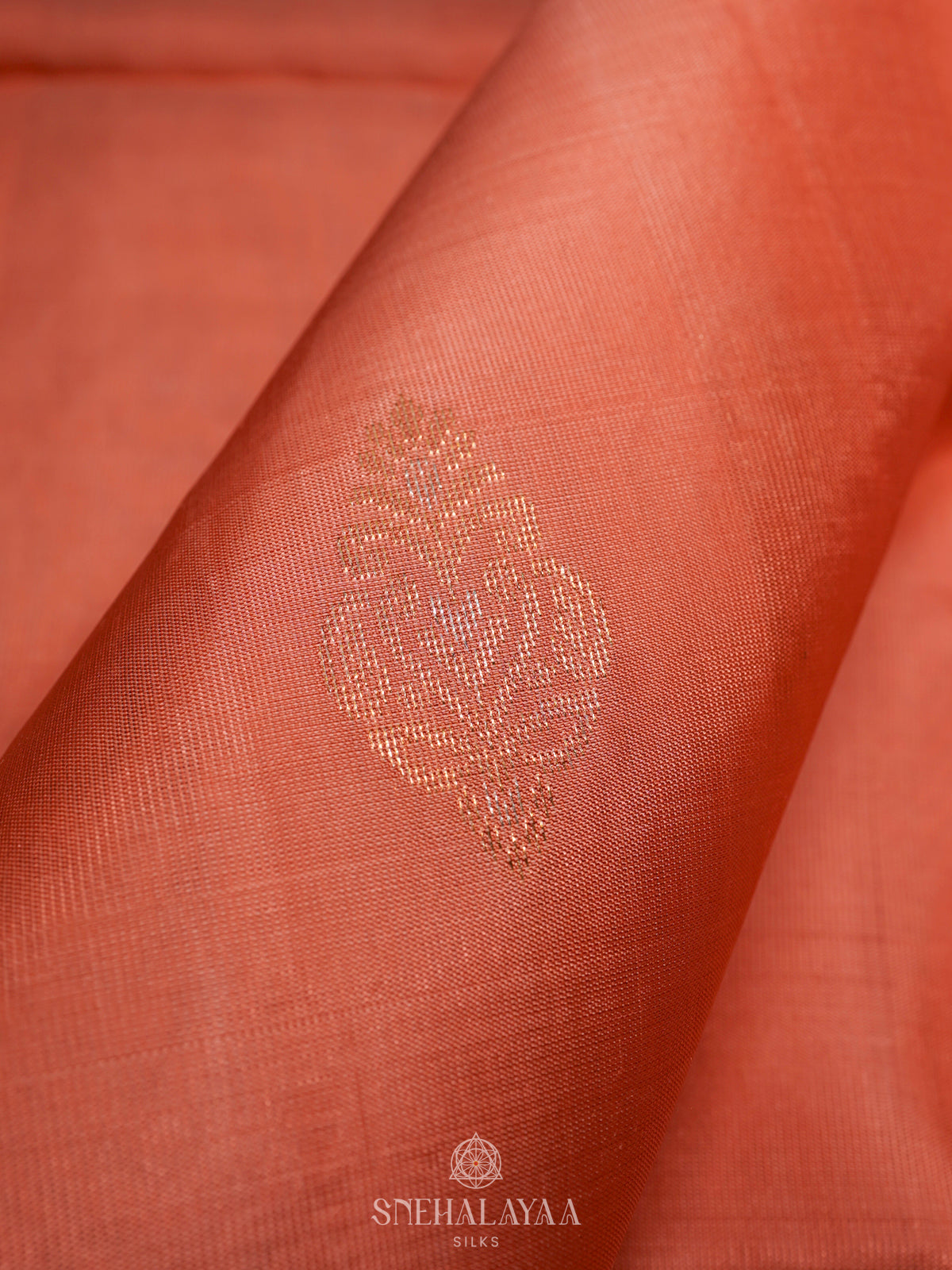 Peach Soft Silk Saree