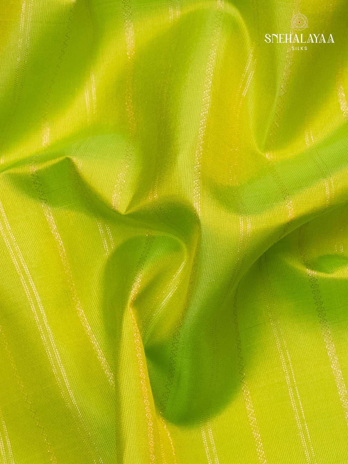 Lime Green Soft Silk