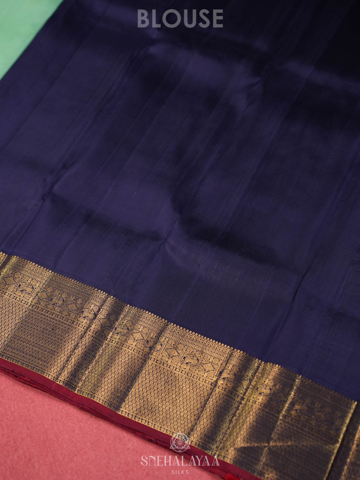 Mint Green Kanjivaram Silk Saree