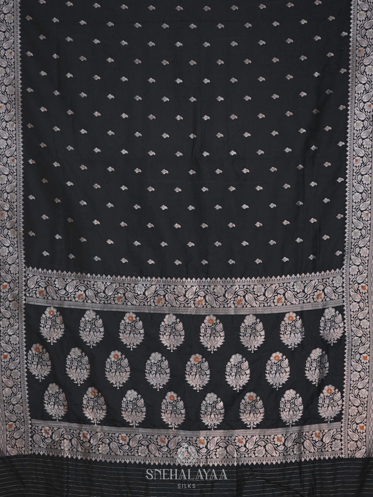 black Banaras Saree
