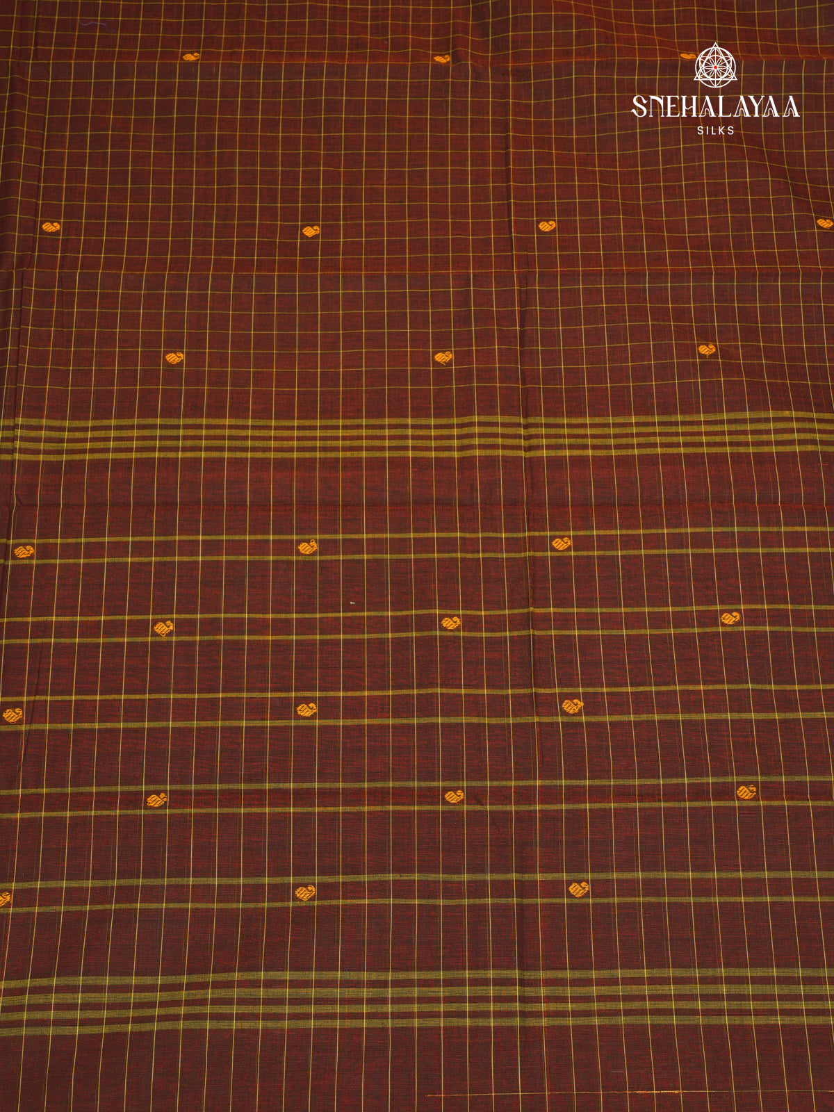 Brown Chettinad Cotton Saree