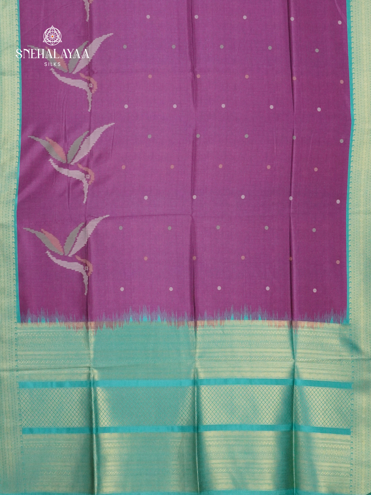 Purple Jute Saree