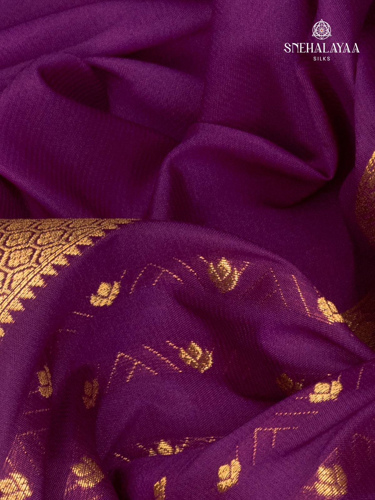 Lavender Mysore Silk Saree