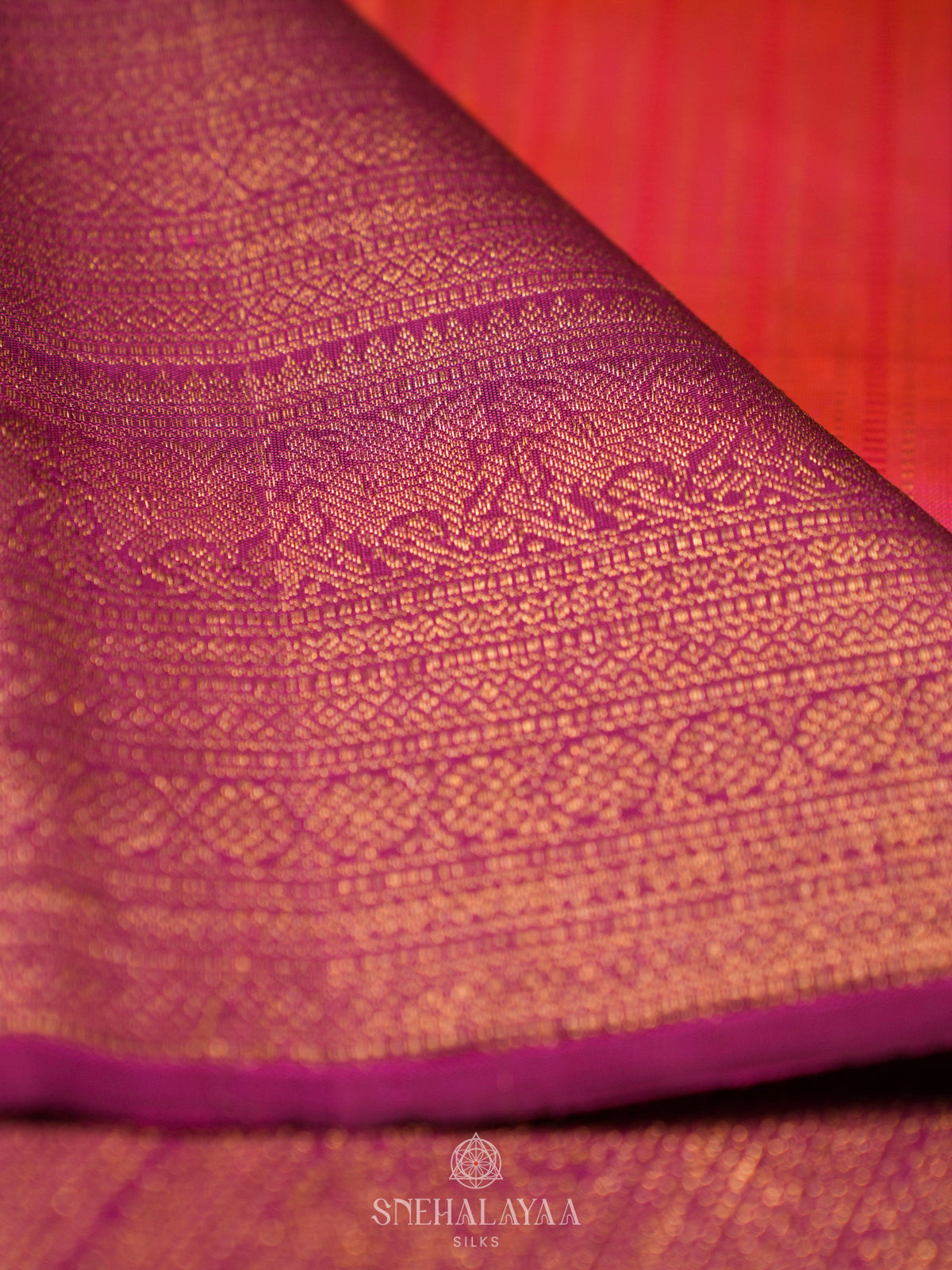 Fuchsia Pink Kanjivaram Silk Saree