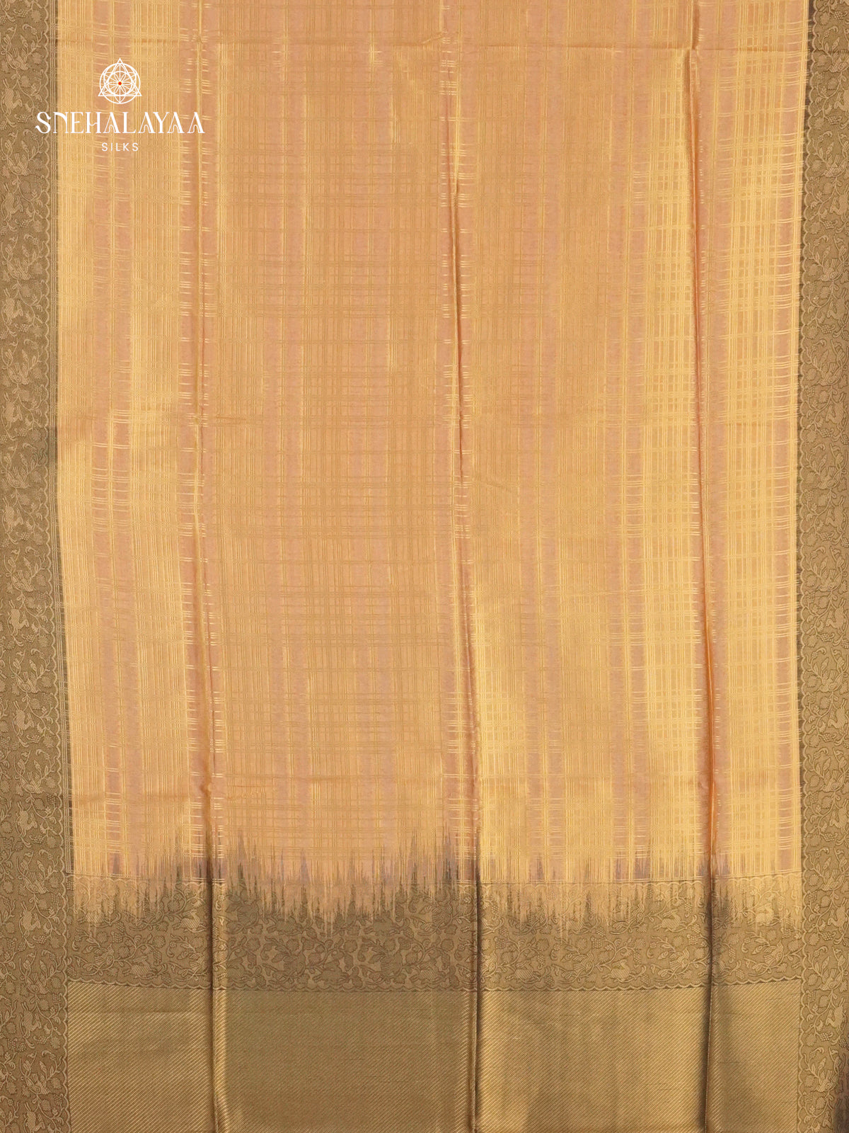 Mustard Jute Saree