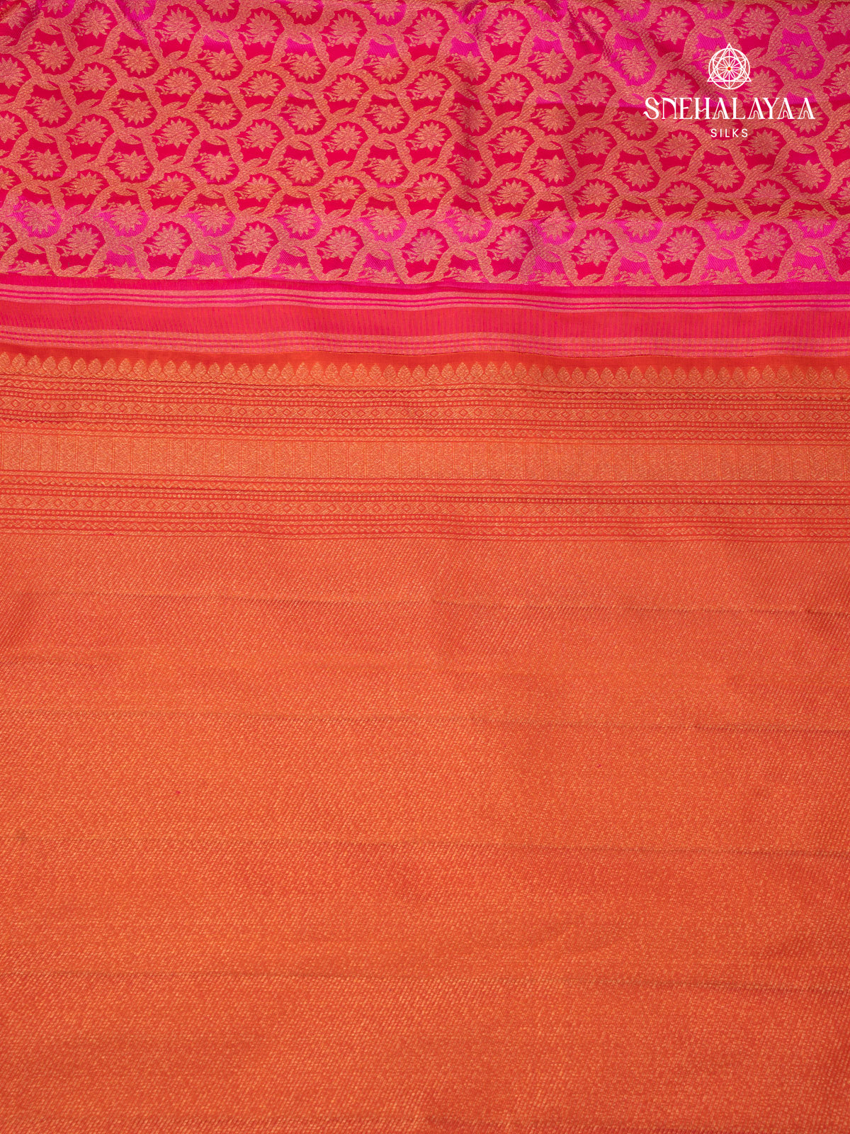Rani Pink Kanjivaram Silk Saree