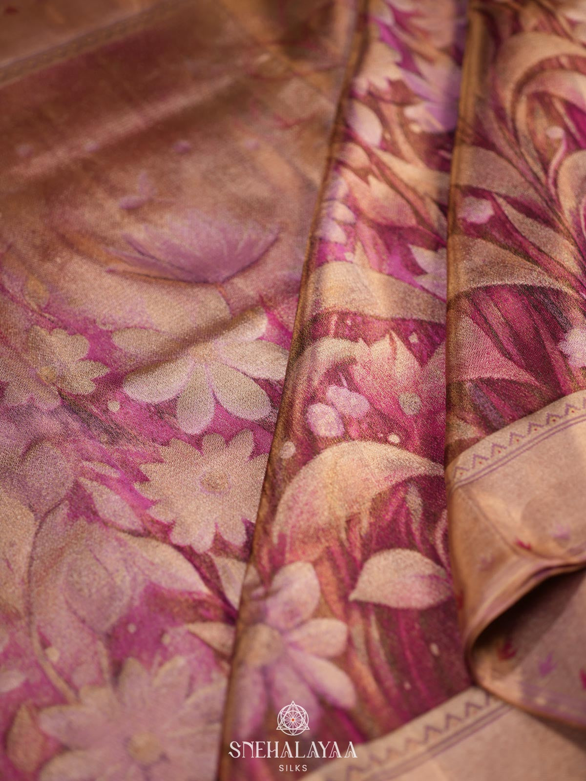 Plum Kanjivaram Silk Saree