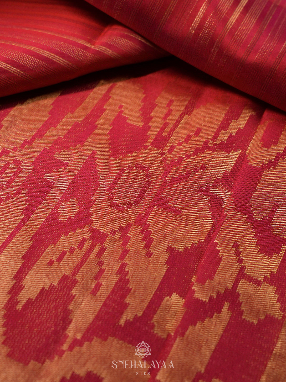Red Kanjiavaram Silk Saree