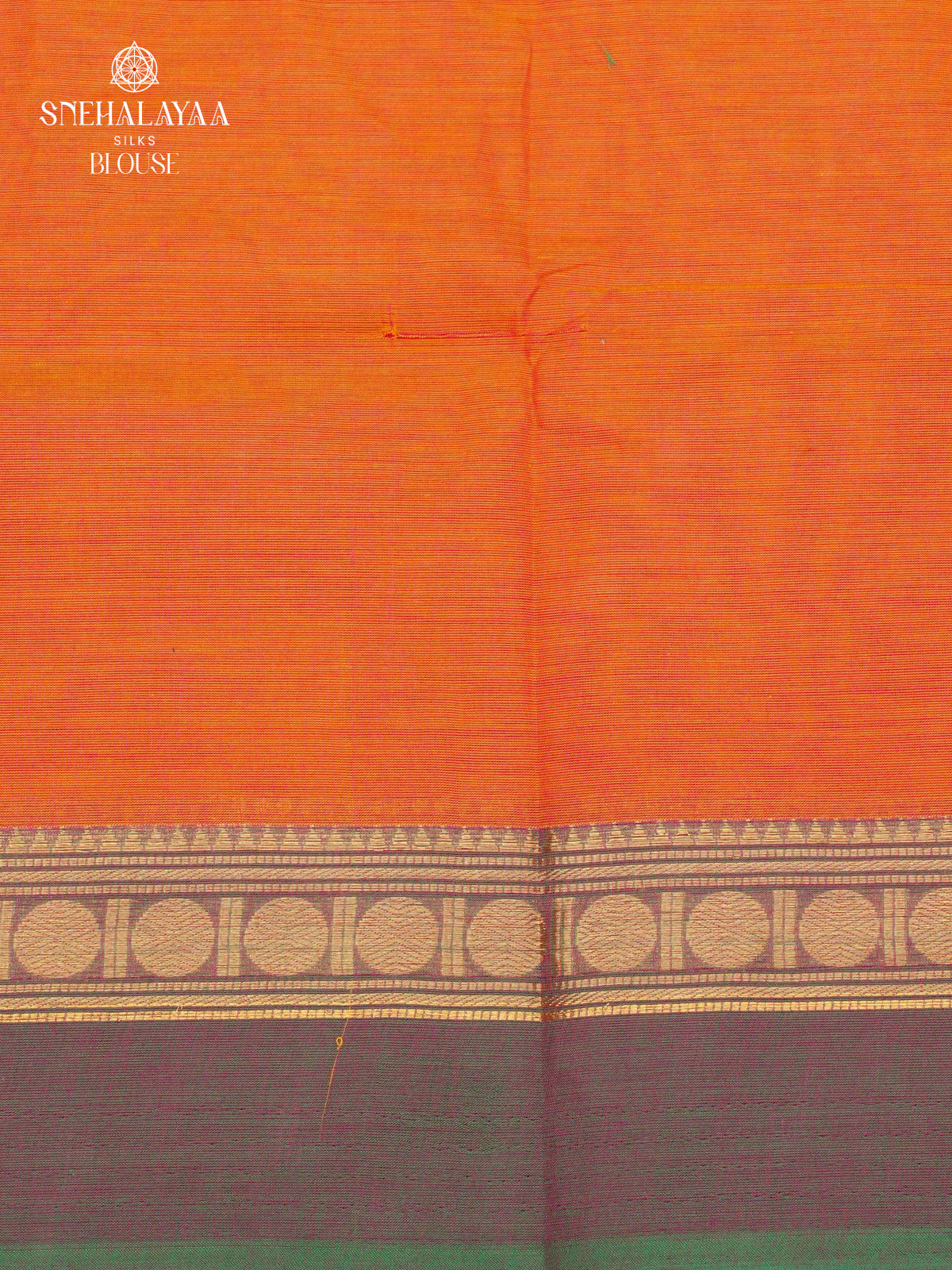 Orange Kanchi Cotton Saree