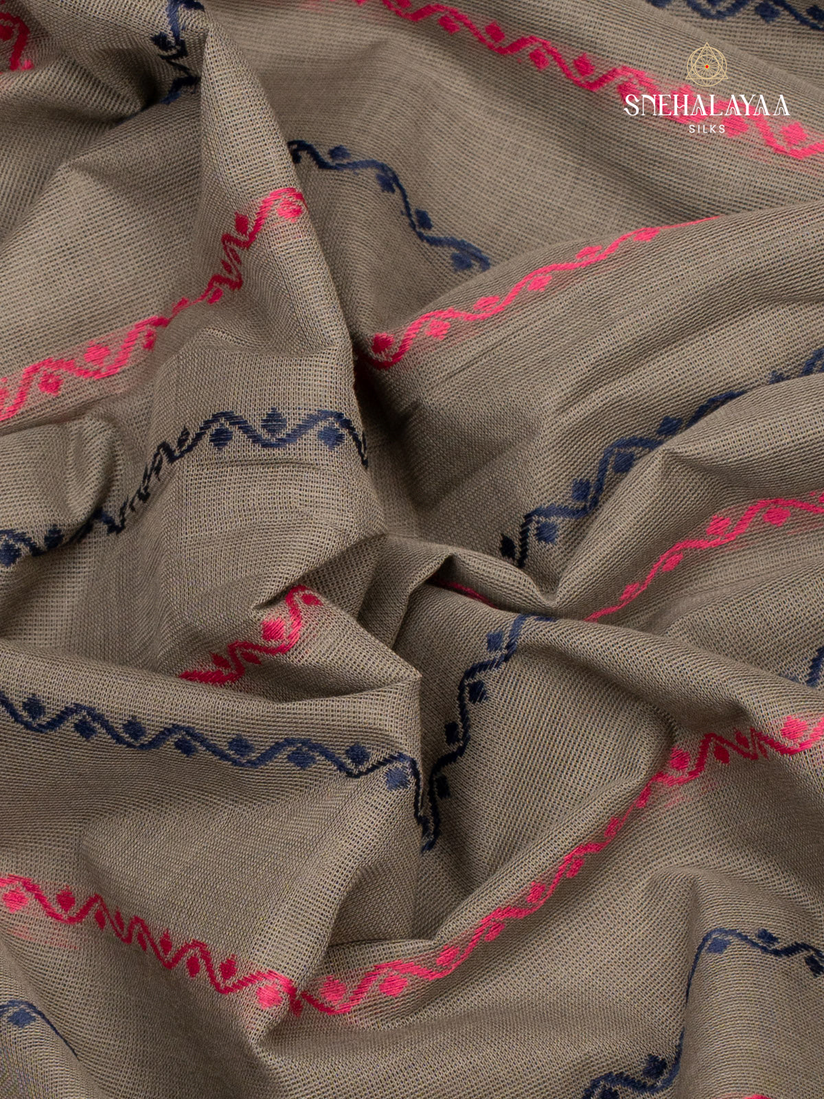 Grey Chettinad Cotton Saree