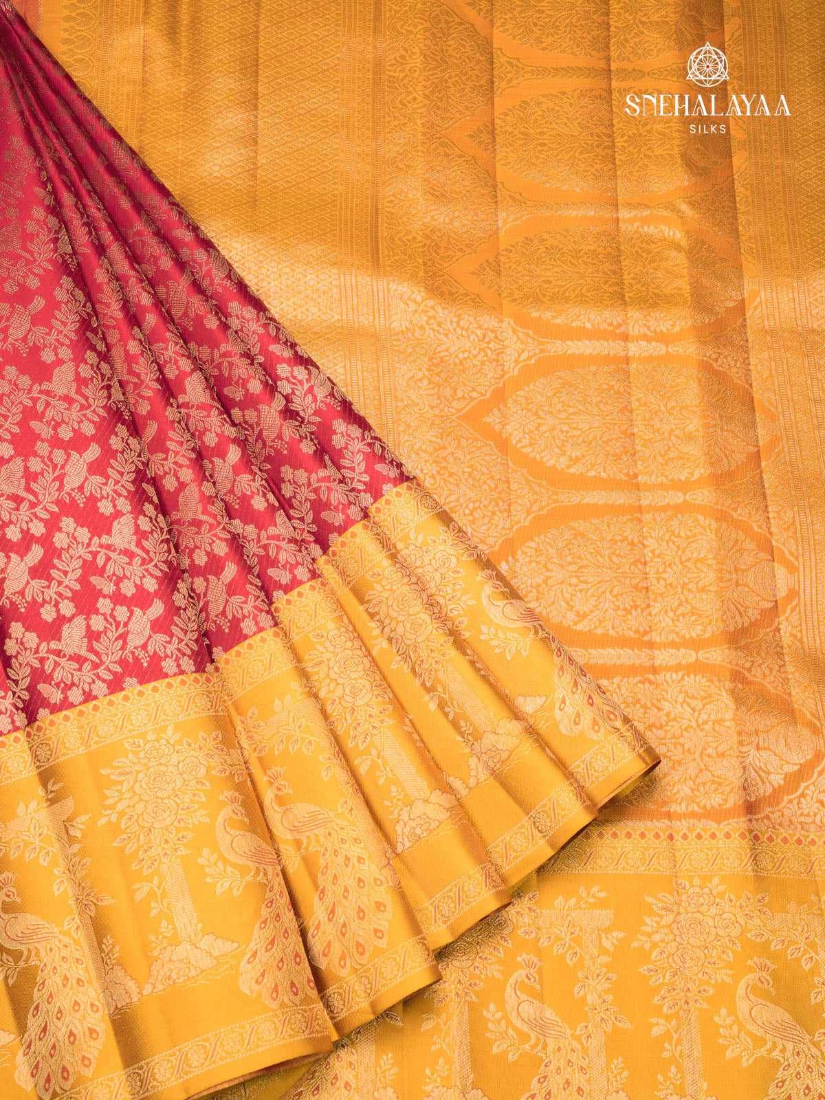 Red Kanjivaram Silk Saree