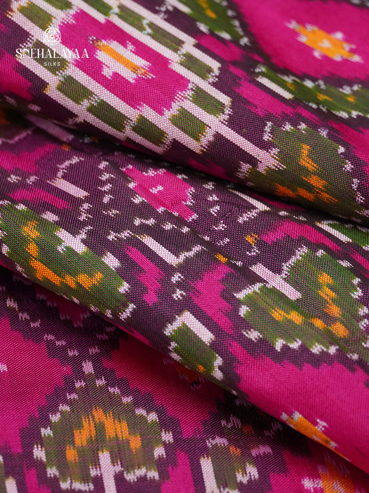 Multicolour Ikat Saree