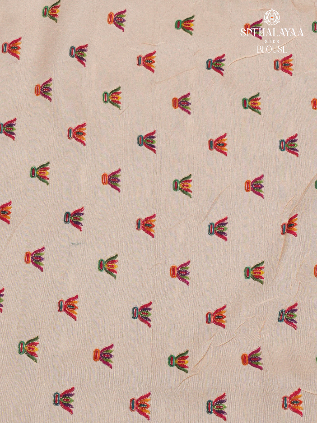 Off White Banaras Silk Saree