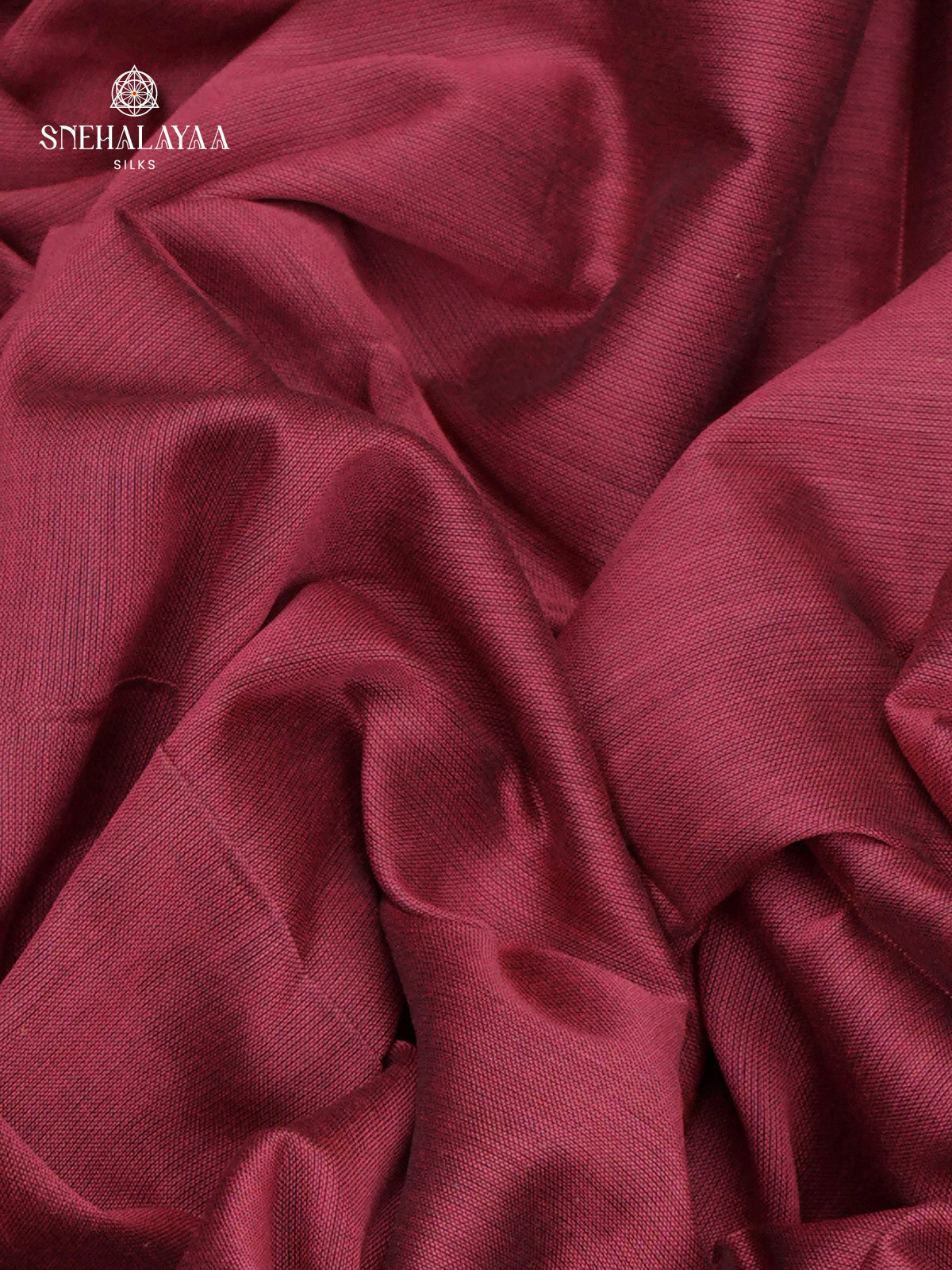 Maroon Narayanpet Cotton Saree