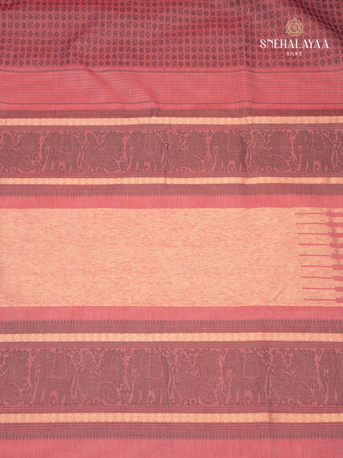 Light Pink Kanchi Cotton Saree