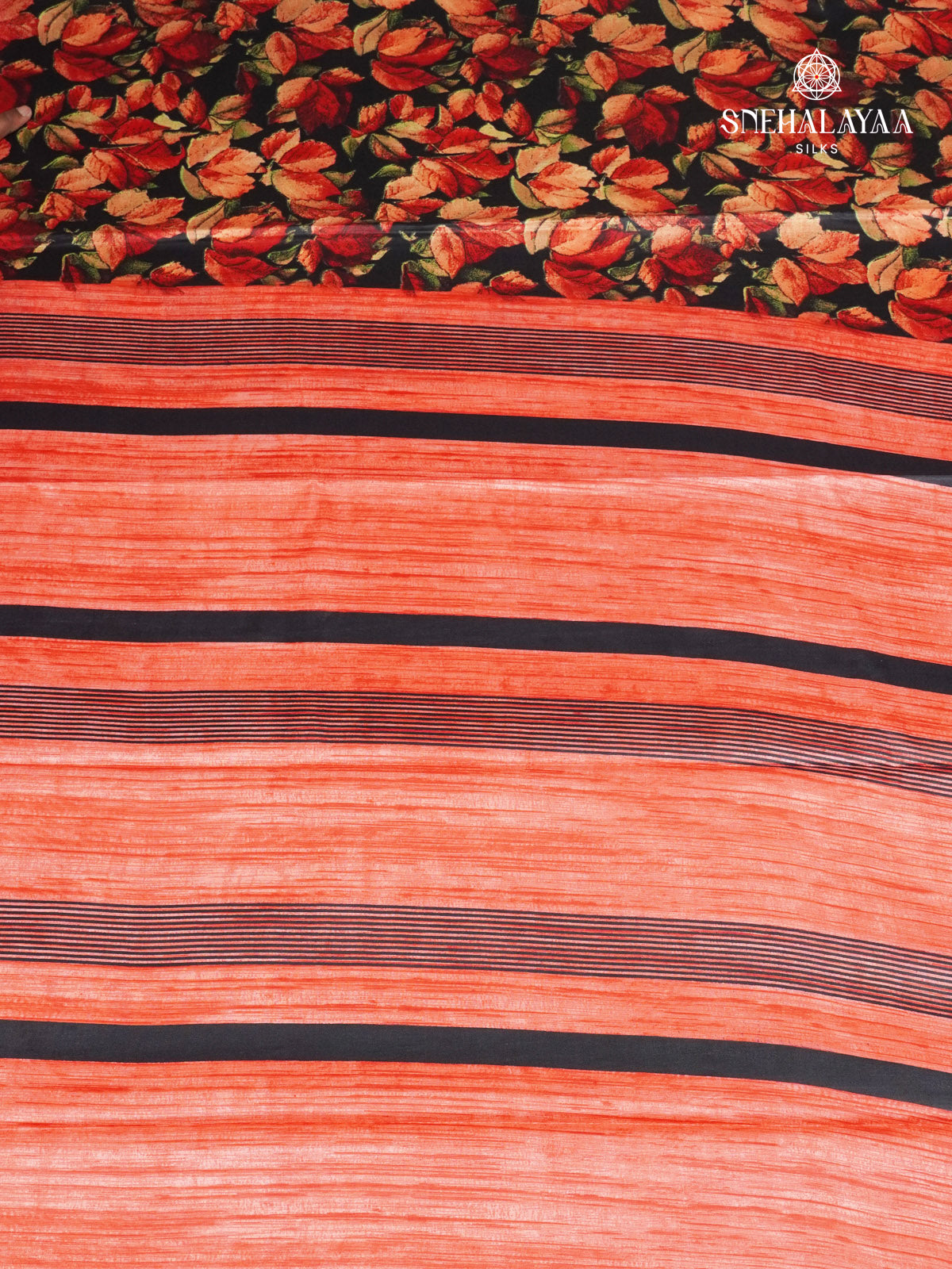 Peach Dola Silk Saree