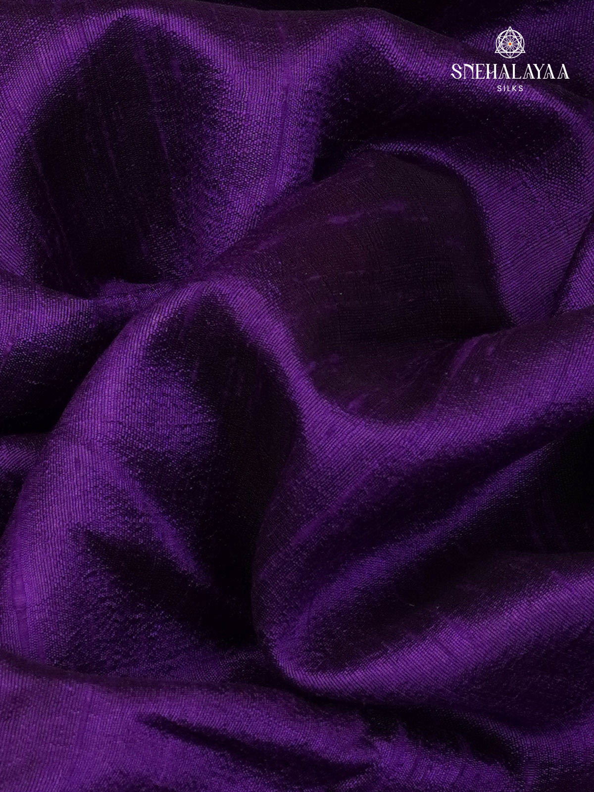 Purple Banaras Raw Silk Saree