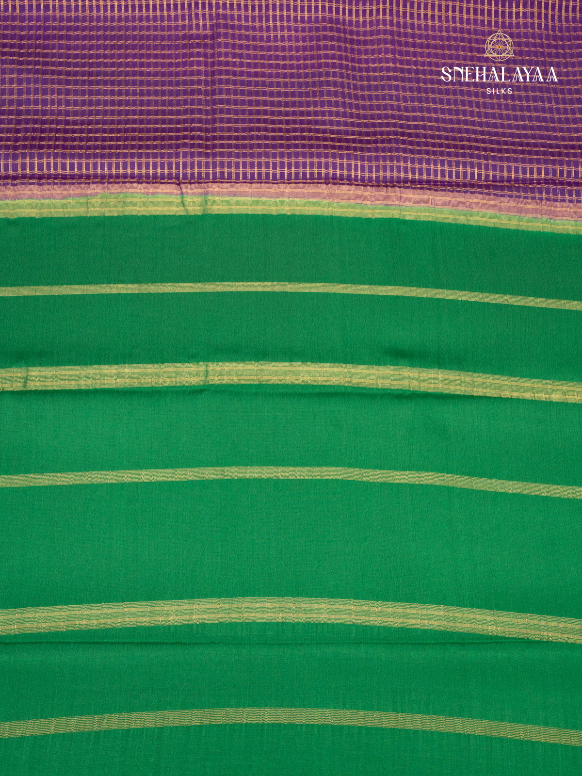 Violet Mysore Silk Saree