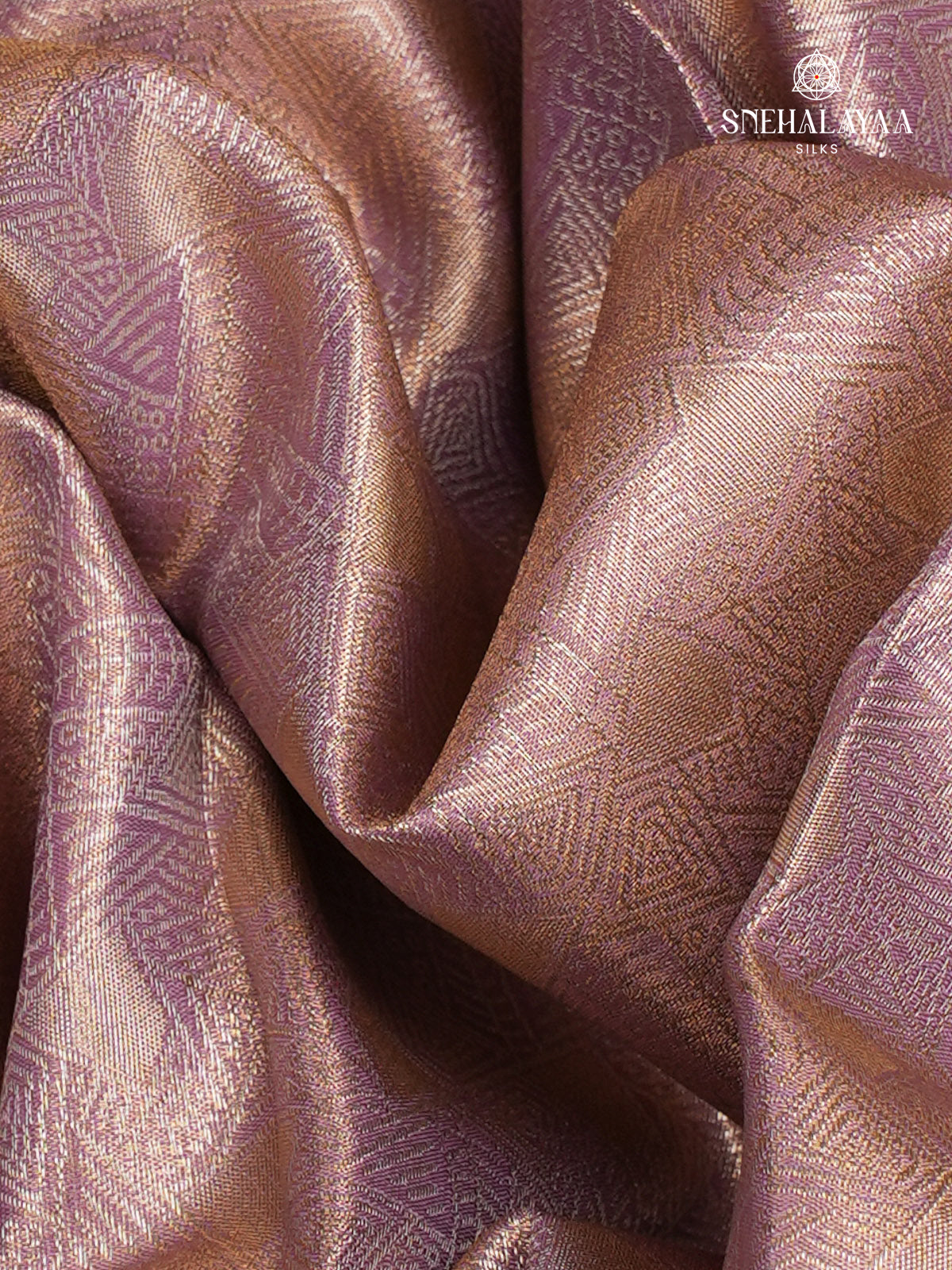 Lavender Art Silk Saree
