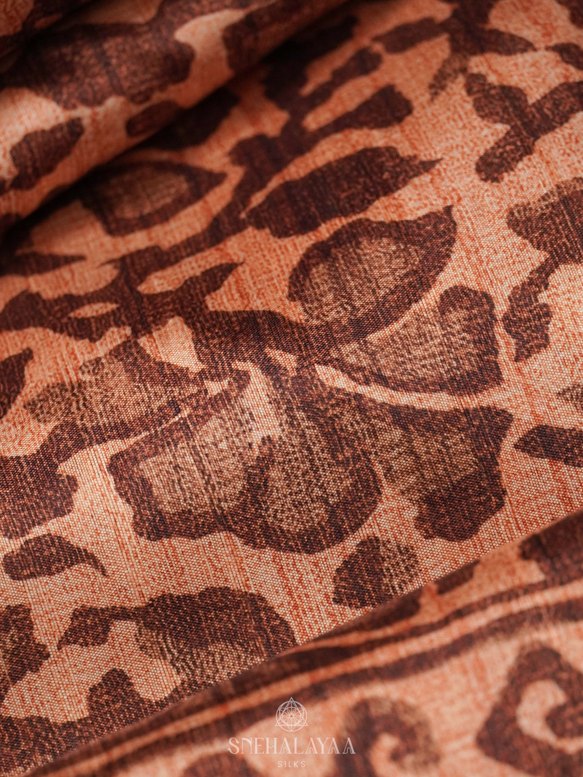 Brown Tussar Saree