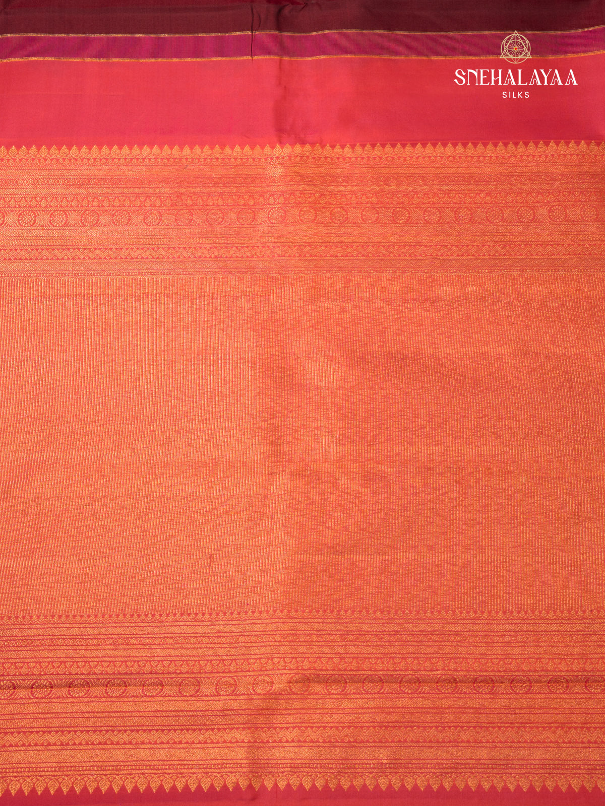 Maroon Kanjivaram Silk Saree