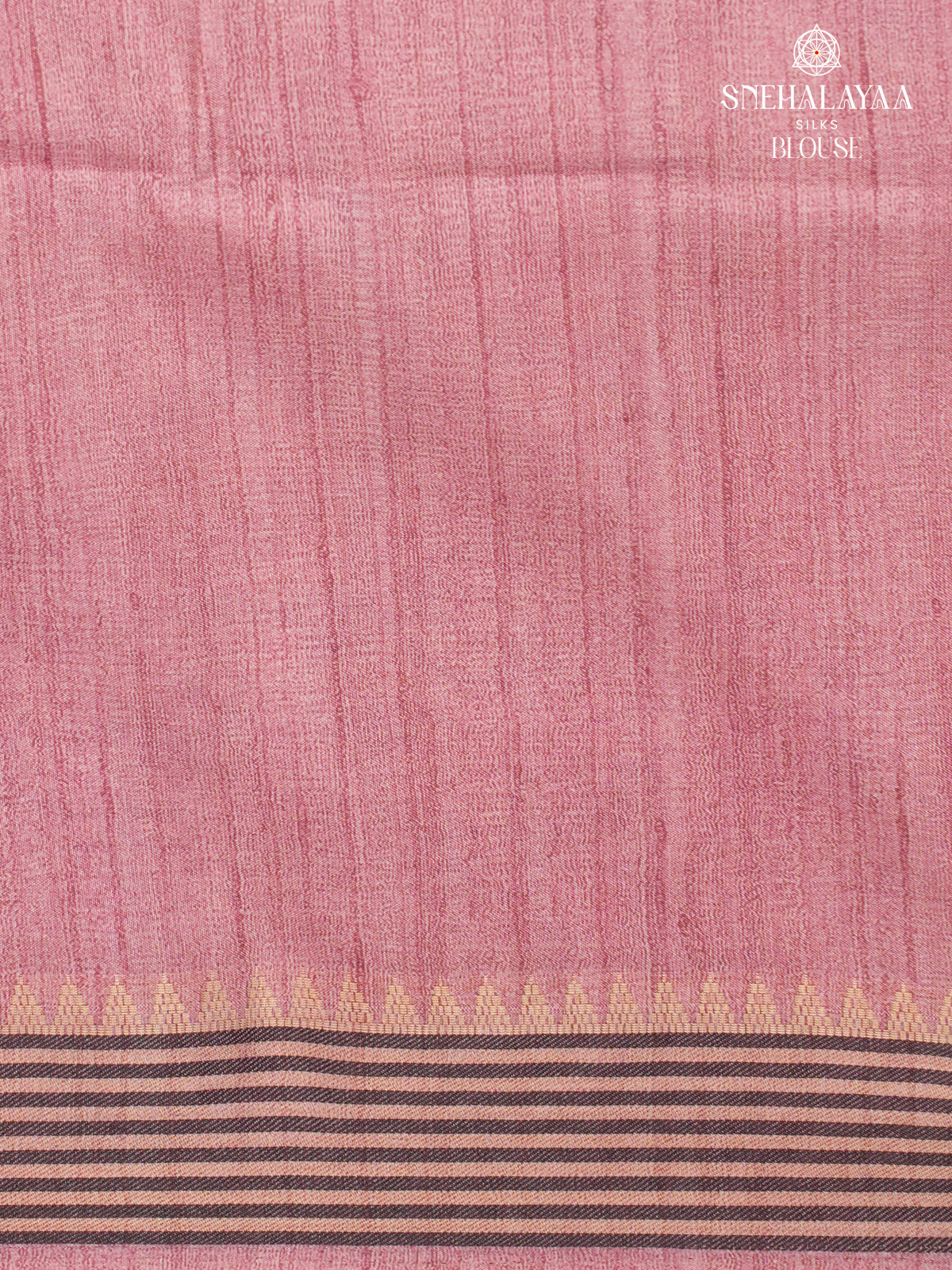 Beige With Grey Border Kalamkari Tussar Saree