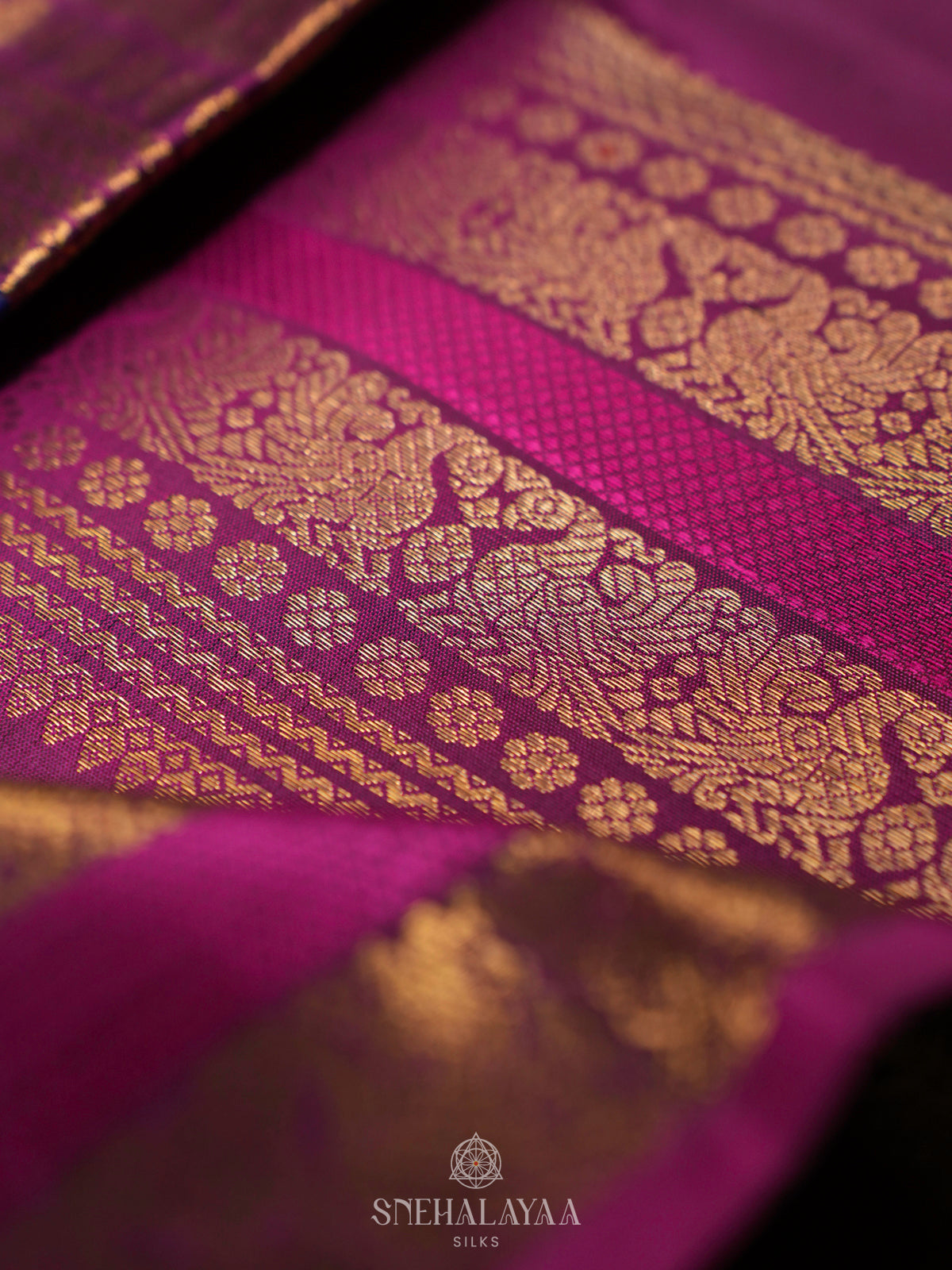 Royal Blue Kanjivaram Silk Saree