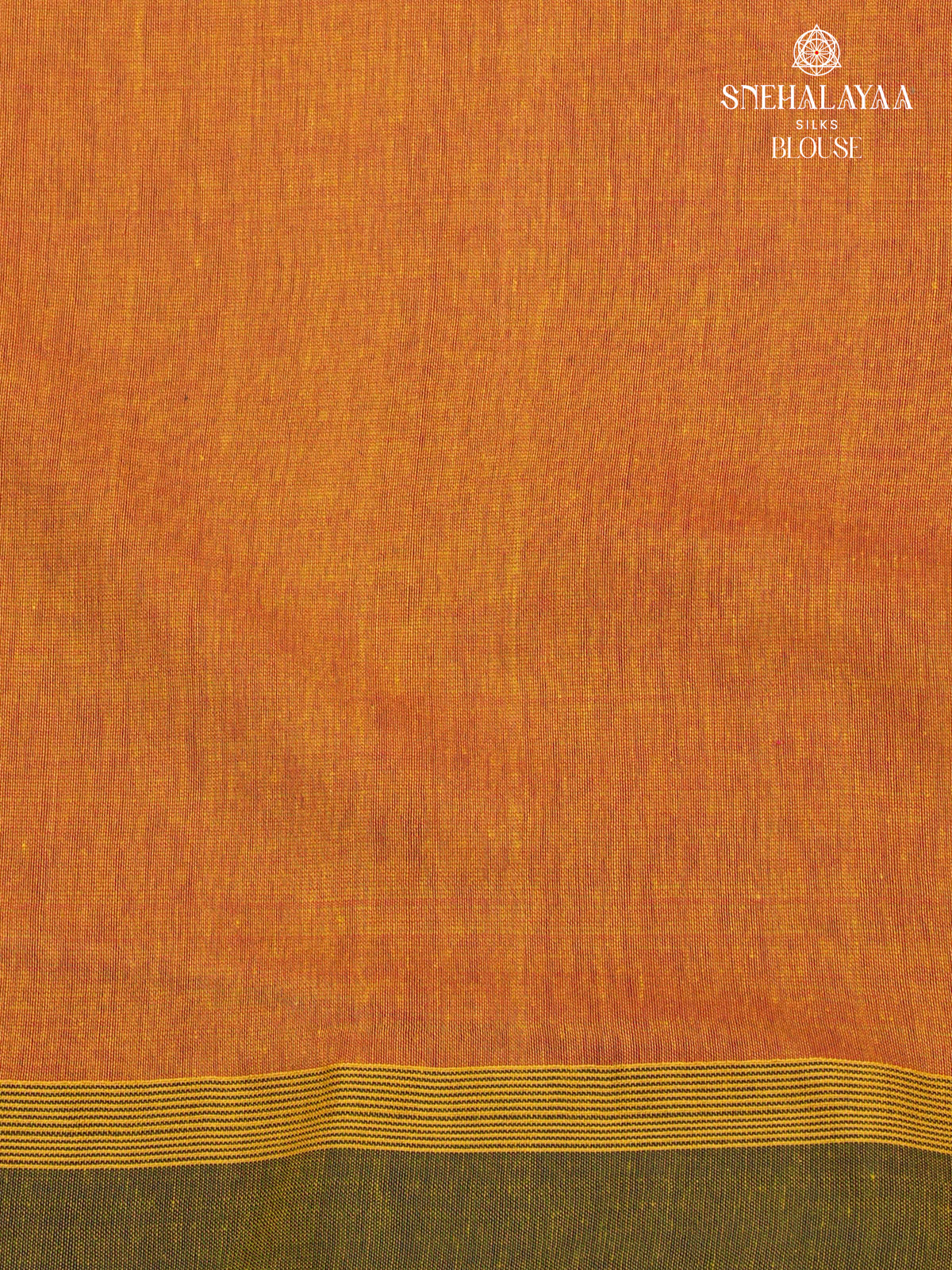 Mustard Khadi Cotton Saree