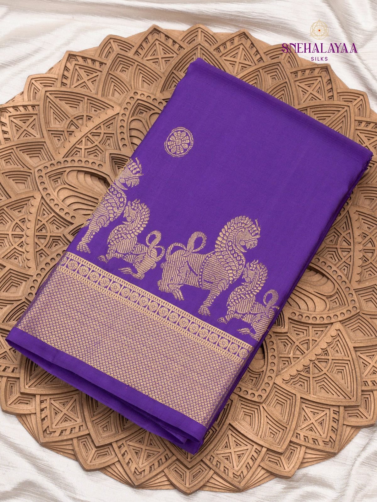 Blue Kanjivaram Silk Saree