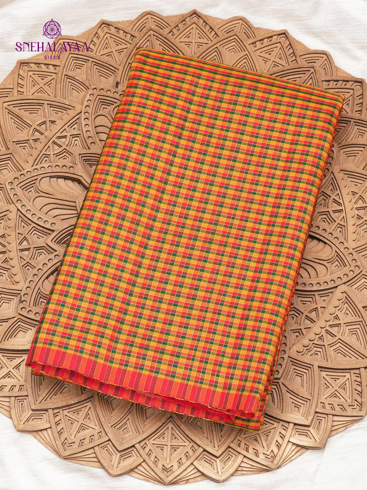 Multi Colour Kanjivaram Silk Saree